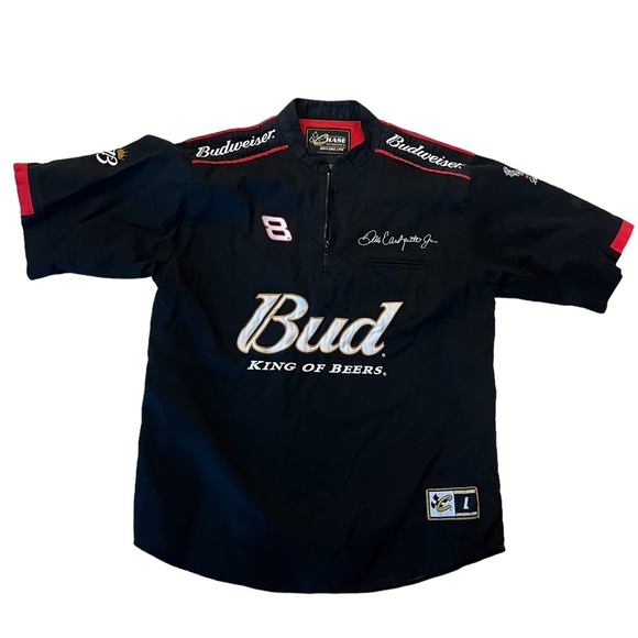 NASCAR jersey large men Budweiser Dale Earnhardt jr. - Picture 1 of 7